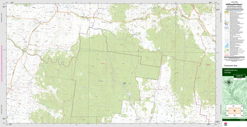 Hurricane Hill 9138-1N Topographic Map 1:25k