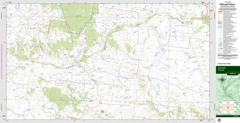Sapphire 9138-1S Topographic Map 1:25k