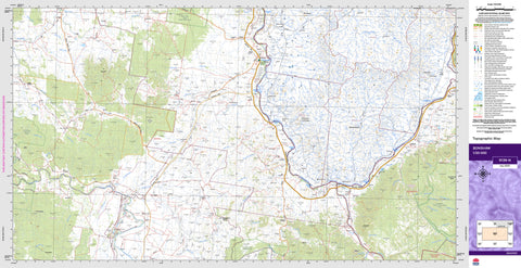 Bonshaw 9139-N Topographic Map 1:50k