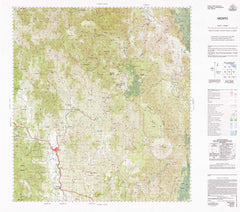 9148 Monto 1:100k Topographic Map
