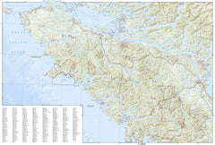 Vancouver Island National Geographic Folded Map