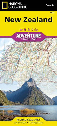 New Zealand National Geographic Folded Map