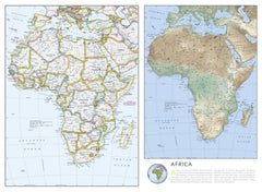 Africa National Geographic Folded Map — additional product image