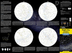 Night Sky - Southern Hemisphere Folded Map