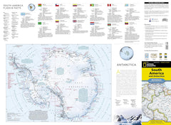 South America and Antarctica Folded Map — additional product image