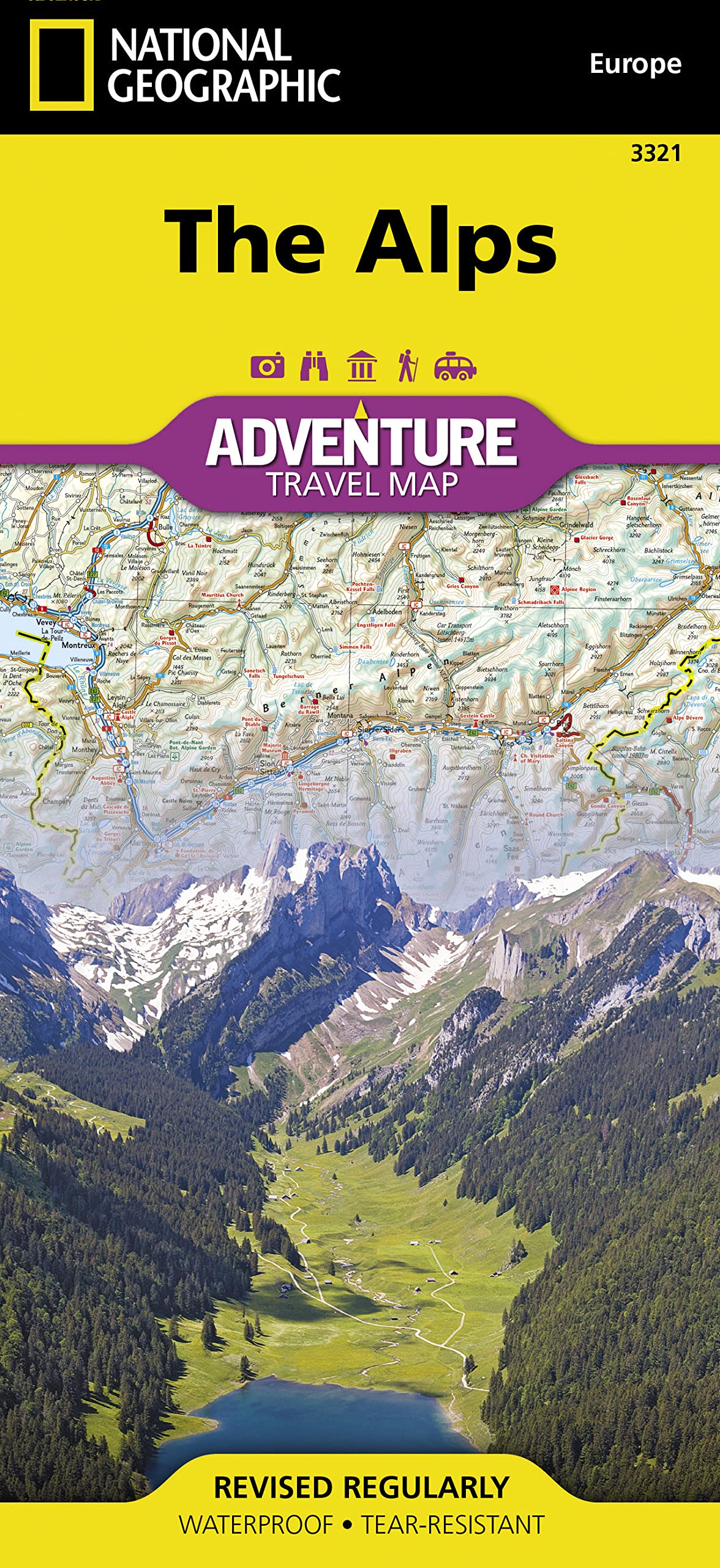 The Alps - Alpine โ National Geographic | Mapworld