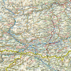 The Alps - Alpine Countries National Geographic Folded Map