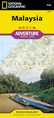 Malaysia National Geographic Folded Map
