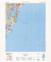 9231 Lake Macquarie 1:100k Topographic Map