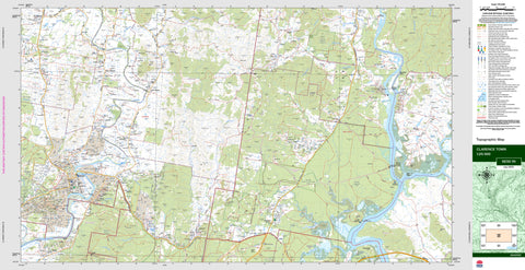 Clarence Town 9232-1N Topographic Map 1:25k