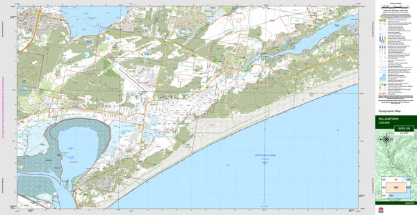 Williamtown 9232-2N Topographic Map 1:25k