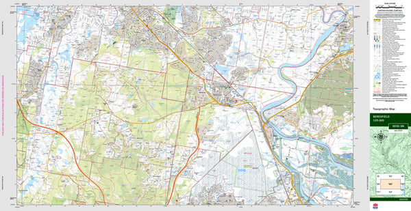 Beresfield 9232-3N Topographic Map 1:25k