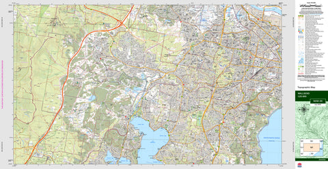 Wallsend 9232-3S Topographic Map 1:25k