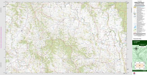 Allynbrook 9233-3N Topographic Map 1:25k