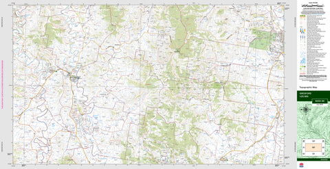 Gresford 9233-3S Topographic Map 1:25k
