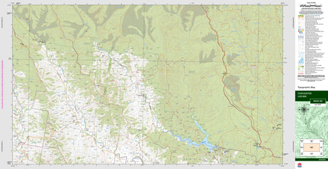 Chichester 9233-4S Topographic Map 1:25k