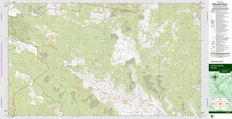 Coopla Curripa 9234-1N Topographic Map 1:25k