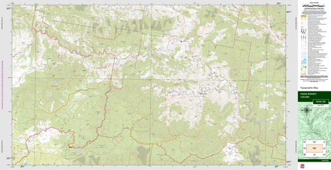 Pigna Barney 9234-3N Topographic Map 1:25k
