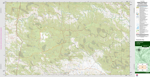Curricabark 9234-4S Topographic Map 1:25k