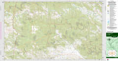 Curricabark 9234-4S Topographic Map 1:25k