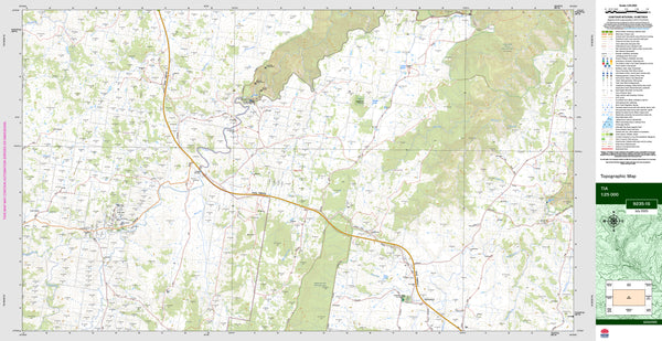 Tia 9235-1S Topographic Map 1:25k
