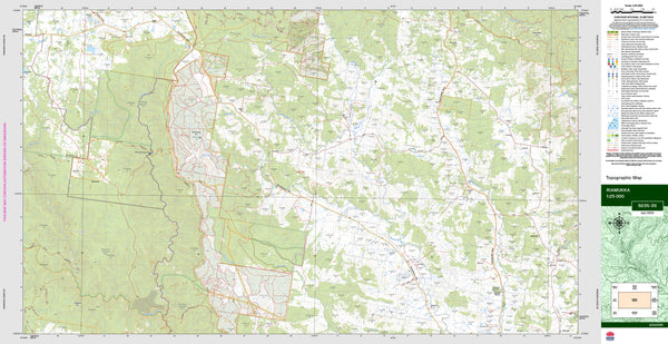Riamukka 9235-3S Topographic Map 1:25k