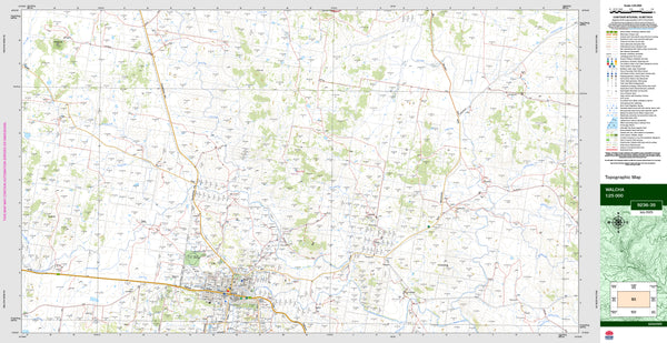 Walcha 9236-3S Topographic Map 1:25k