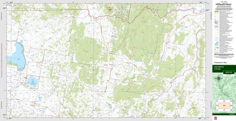 Backwater 9237-1N Topographic Map 1:25k