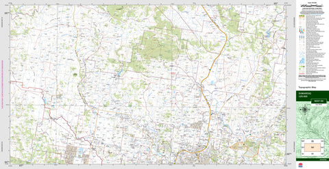 Dumaresq 9237-3S Topographic Map 1:25k