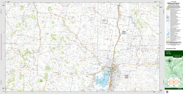Guyra 9237-4S Topographic Map 1:25k