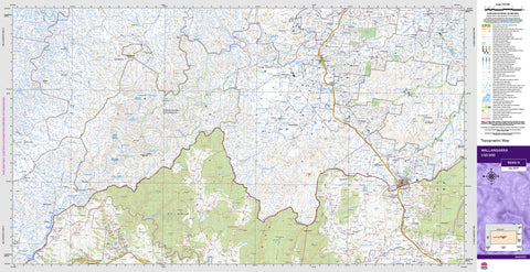 Wallangarra 9240-S Topographic Map 1:50k
