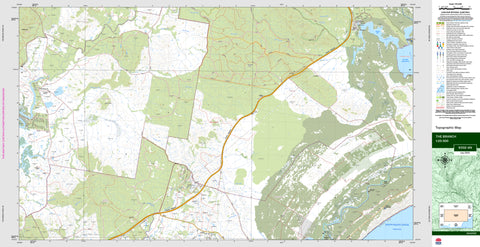 The Branch 9332-4N Topographic Map 1:25k