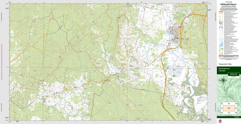 Bulahdelah 9333-3S Topographic Map 1:25k