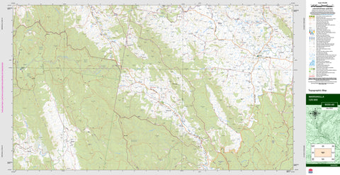 Warranulla 9333-4S Topographic Map 1:25k