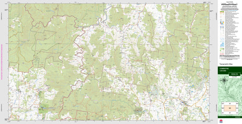 Comboyne 9334-1N Topographic Map 1:25k