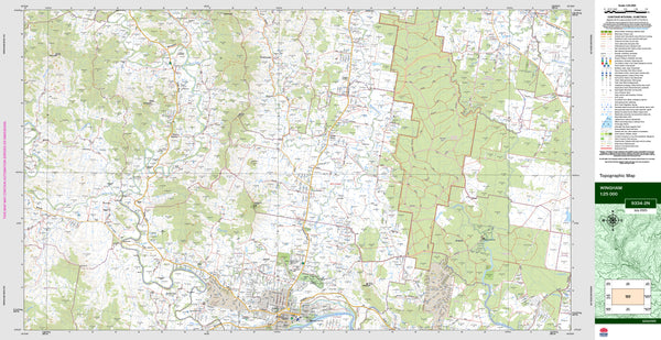 Wingham 9334-2N Topographic Map 1:25k