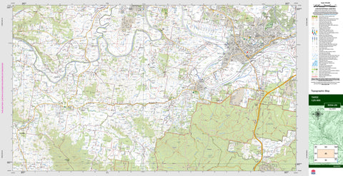 Taree 9334-2S Topographic Map 1:25k