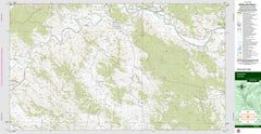 Bundook 9334-3S Topographic Map 1:25k