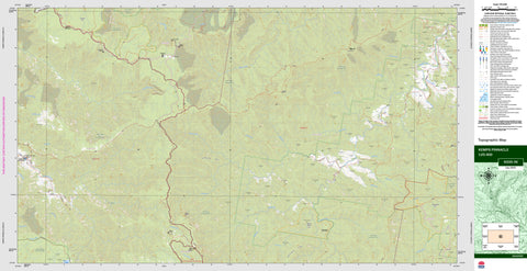 Kemps Pinnacle 9335-1N Topographic Map 1:25k