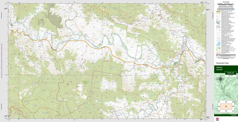Yarras 9335-2S Topographic Map 1:25k