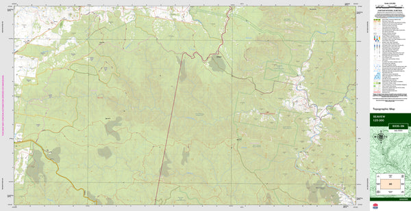 Seaview 9335-3N Topographic Map 1:25k