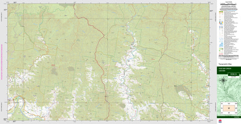 Five Day Creek 9336-1S Topographic Map 1:25k