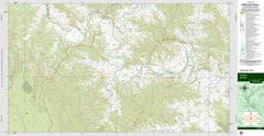 Comara 9336-2N Topographic Map 1:25k