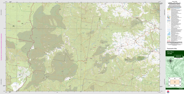 Willi Willi 9336-2S Topographic Map 1:25k