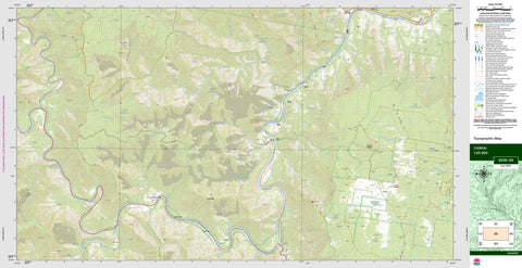 Carrai 9336-3N Topographic Map 1:25k