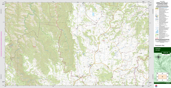 Hernani 9337-2N Topographic Map 1:25k