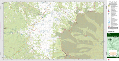Ebor 9337-2S Topographic Map 1:25k