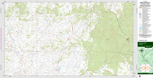 Maiden Creek 9337-3S Topographic Map 1:25k