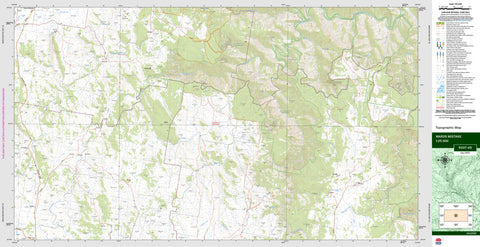 Wards Mistake 9337-4S Topographic Map 1:25k
