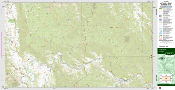 Dalmorton 9338-2N Topographic Map 1:25k